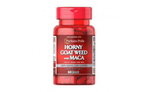 Horny Goat Weed with Maca 500 mg / 75 mg (60 caps)