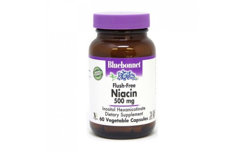 Niacin 500 mg Flush-Free (60 veg caps)