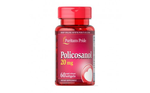 Policosanol 20 mg (60 softgels)