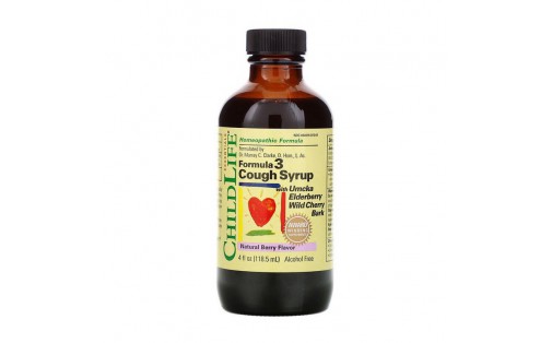 Formula 3 Cough Syrup (118,5 ml, natural berry)