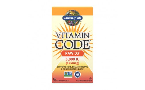 Vitamin Code Raw D3 5000 iu 125 mcg (60 veg caps)