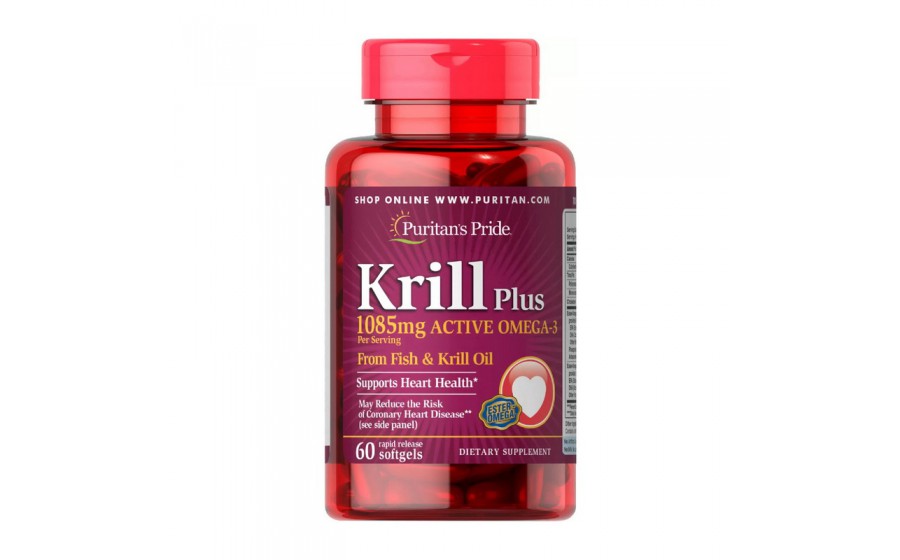 Krill Plus 1085 mg Active Omega-3 (60 sgels)