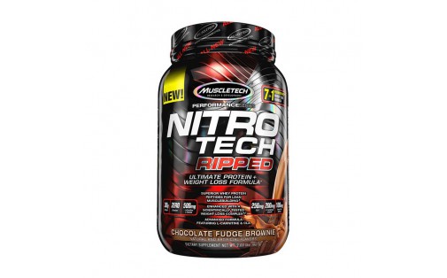 Nitro Tech Ripped (907 g, chocolate fudge brownie)