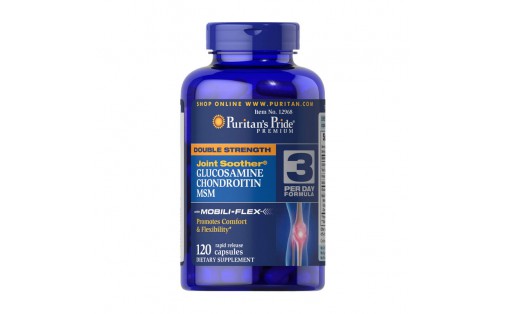 Double Strength Glucosamine, Chondroitin & MSM (120 caps)