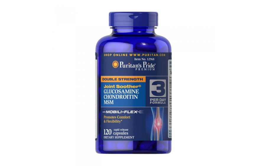 Double Strength Glucosamine, Chondroitin & MSM (120 caps)