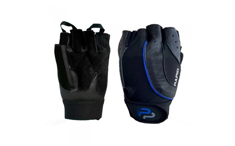 Fitness Gloves Black-Blue 9138 (M size)