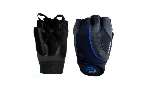 Fitness Gloves Black-Blue 9138 (L size)