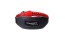 Leather Fitness Belt 5053 Black-Red (L size)