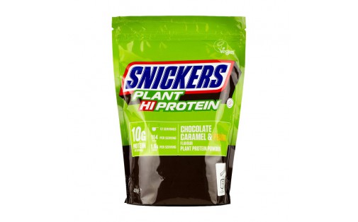 Snickers Plant Hi Protein (420 g, chocolate caramel & peanut)