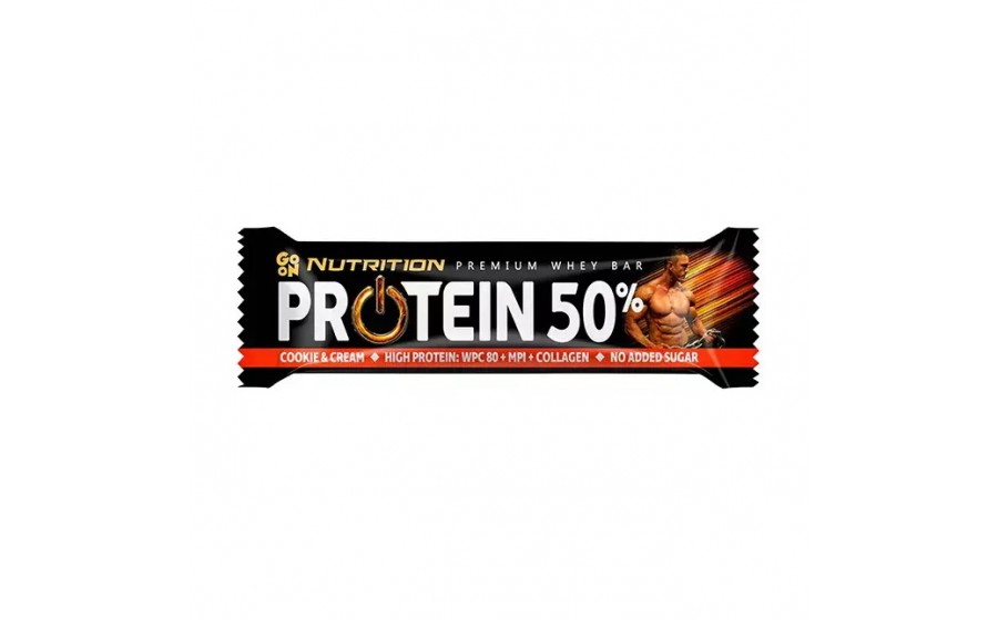 Protein Bar 50% (40 g, cookie & cream)