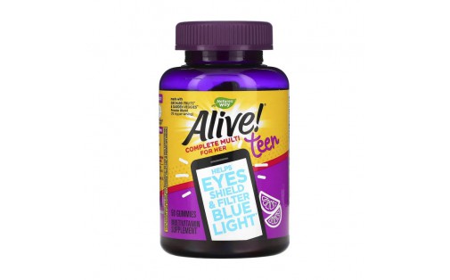 Alive! Teen Complete Multi for Her (50 gummies)