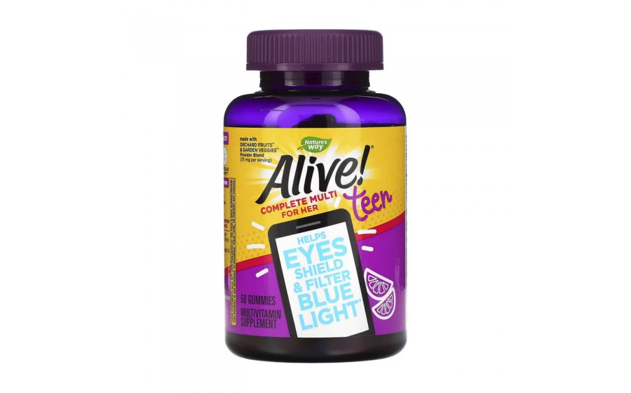 Alive! Teen Complete Multi for Her (50 gummies)