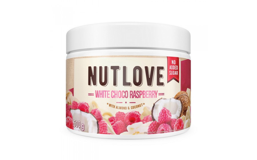 Nuttlove (500 g, white choco raspberry)