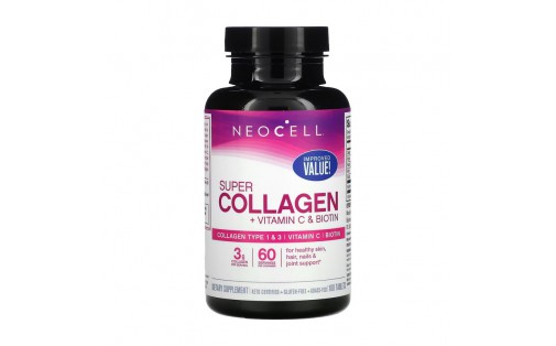 Super Collagen + Vitamin C & Biotin (180 tabs)