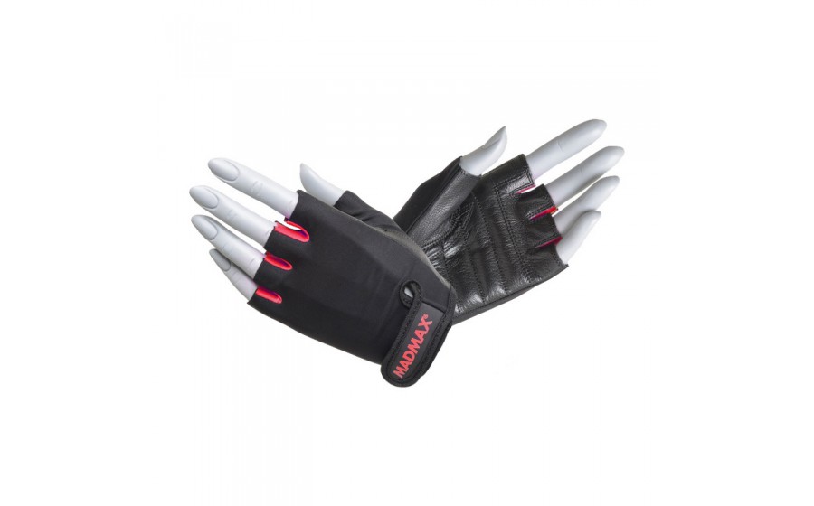 Rainbow Workout Gloves Black/Rubine Red MFG-251 (S size)