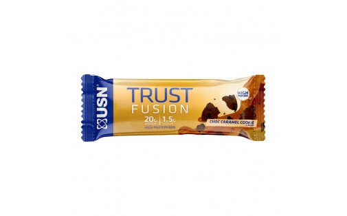 Trust Fusion Protein Bar (55 g, choc cookies & caramel)