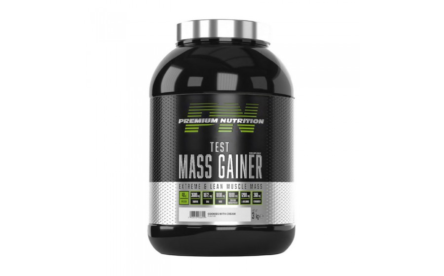 Test Mass Gainer (3 kg, cookies with cream)