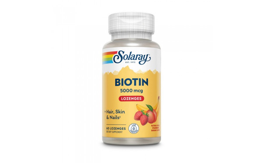 Biotin 5,000 mcg (60 lozenges)