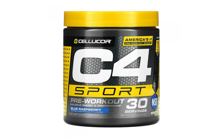 C4 Sport 30 serv. (270 g, blue raspberry)