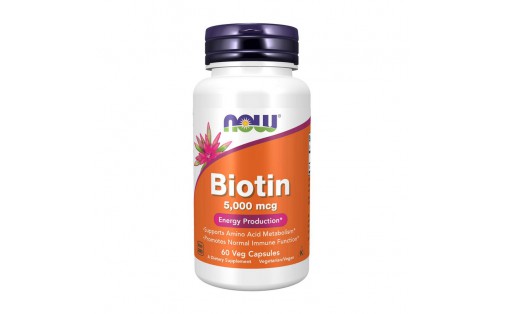 Biotin 5,000 mcg (60 veg caps)