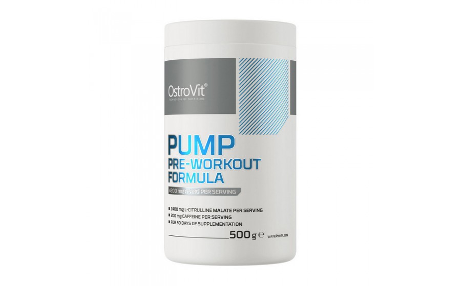 PUMP Pre-Workout Formula (500 g, lemon)