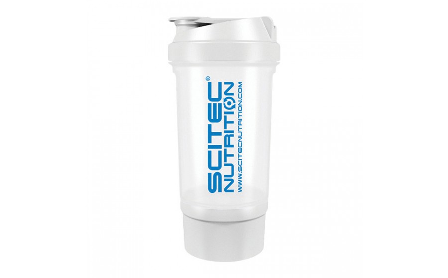 Scitec Shaker 500 Travel (500 ml, white)