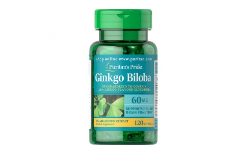 Ginkgo Biloba 60 mg (120 softgels)