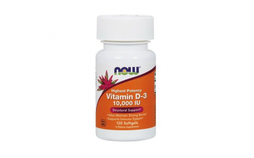 Vitamin D-3 250 mcg (10,000 IU) (120 softgels)