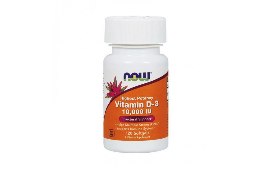 Vitamin D-3 250 mcg (10,000 IU) (120 softgels)