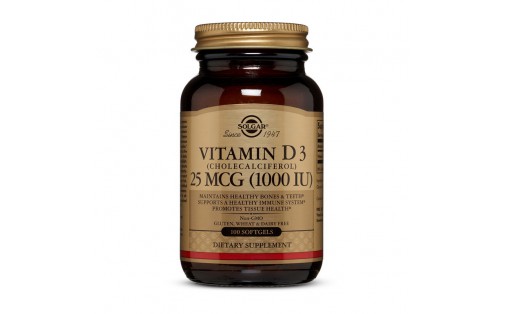 Vitamin D3 25 mcg (1000 IU) (100 softgels)