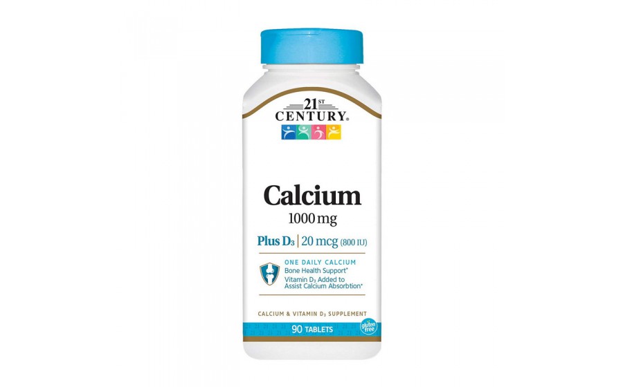 Calcium 1000 mg + D3 20 mcg (90 tabs)