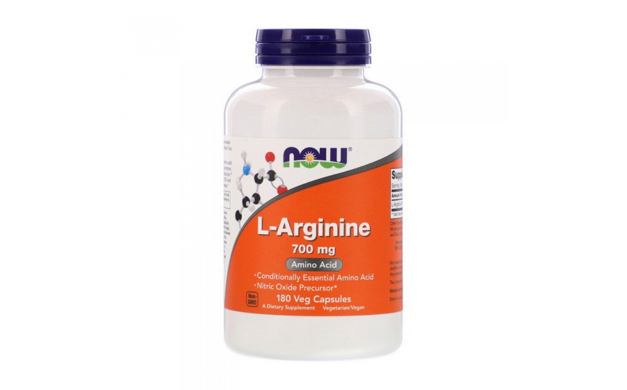 L-Arginine 700 mg (180 veg caps)