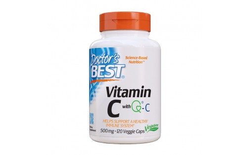 Vitamin C with Q-C 500 mg (120 veg caps)