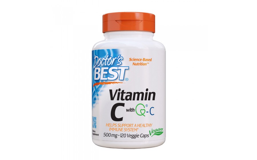 Vitamin C with Q-C 500 mg (120 veg caps)