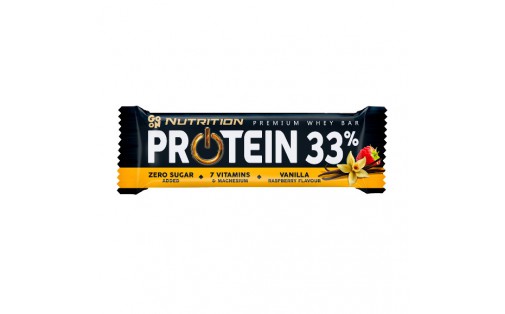 Protein 33% Bar (50 g, vanilla raspberry)