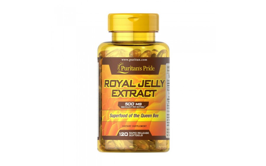 Royal Jelly Extract 500 mg (120 softgels)