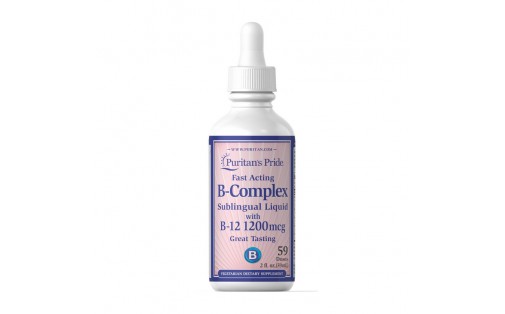 B-Complex sublingual luquid with b-12 1200 mcg (59 ml)