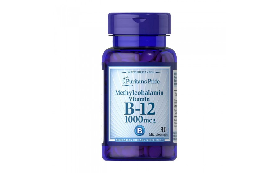 B-12 1000 mcg Methylcobalamin (30 microlozengels)