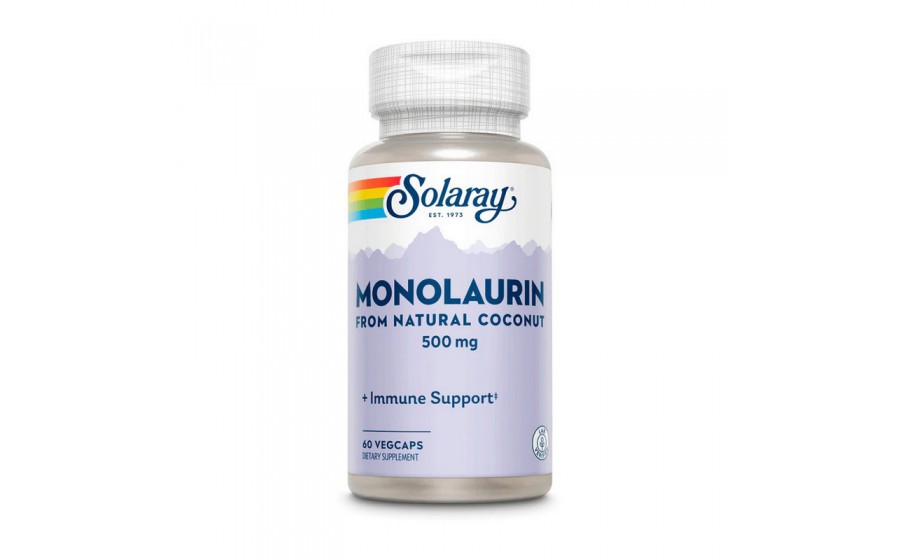 Monolaurin 500 mg (immune system support) (60 veg caps)