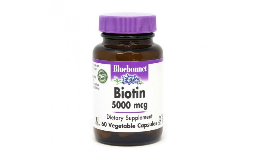 Biotin 5000 mcg (60 veg caps)