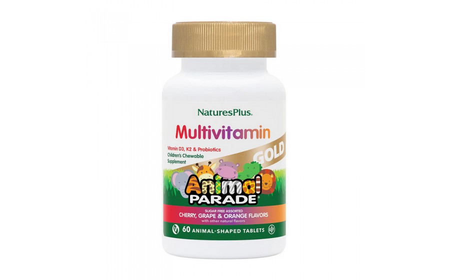 Animal Parade Gold Children's Multi-vitamin & Mineral (60 animal-shaped tabs, cherry orange grape)