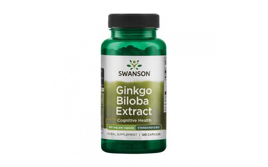 Ginkgo Biloba Extract 60 mg (120 caps)