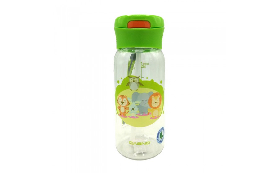 Casno Animals Waterbottle KXN-1195 (450 ml, green)