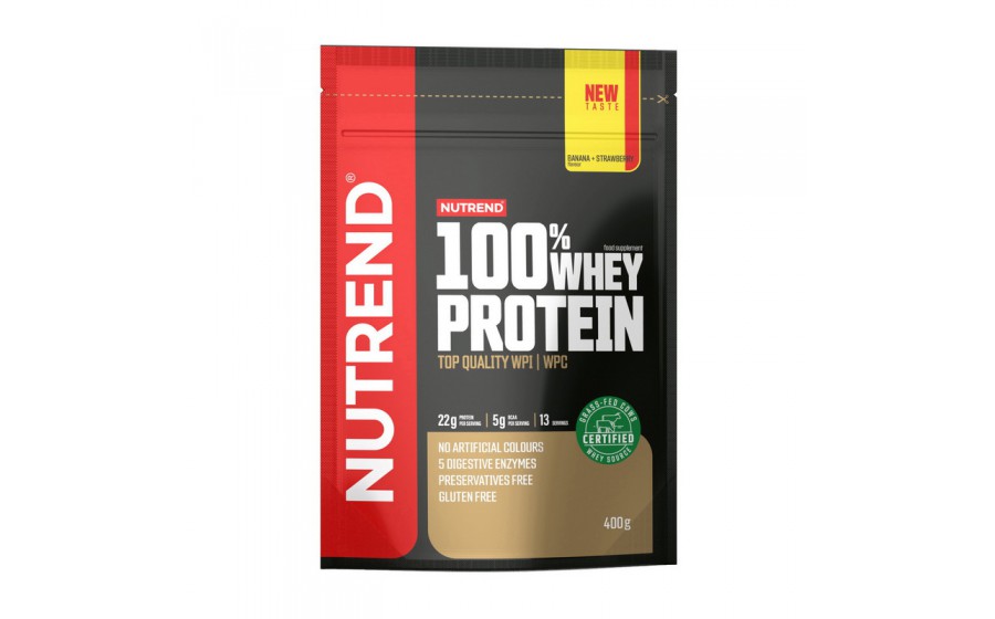 100% Whey Protein (400 g, strawberry)