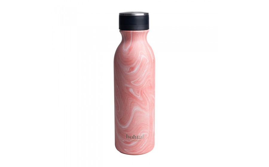 Bohtal Insulated Flask Pink Marble (600 ml)