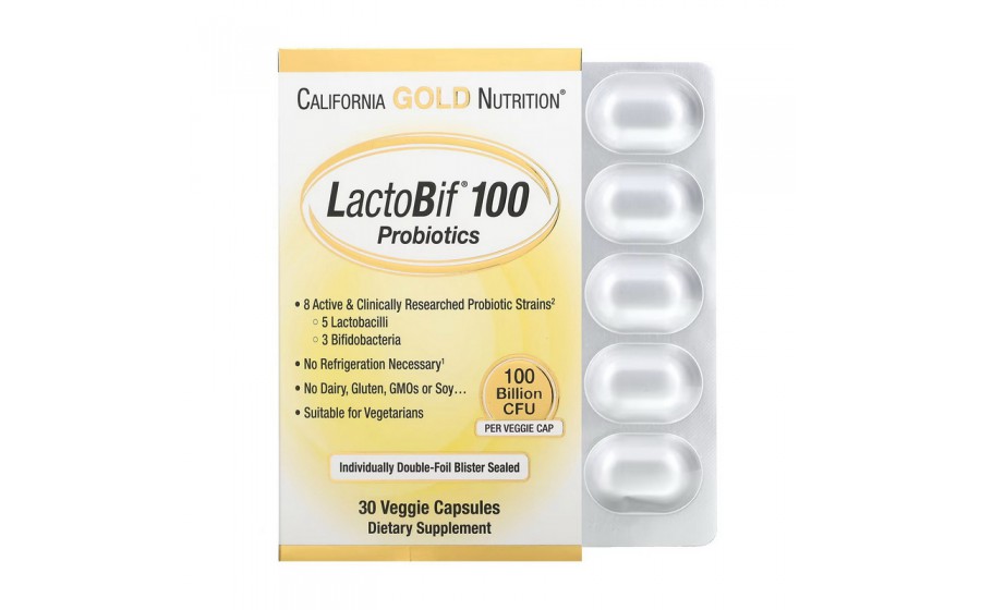 LactoBif Probiotics 100 Billion (30 veg caps)