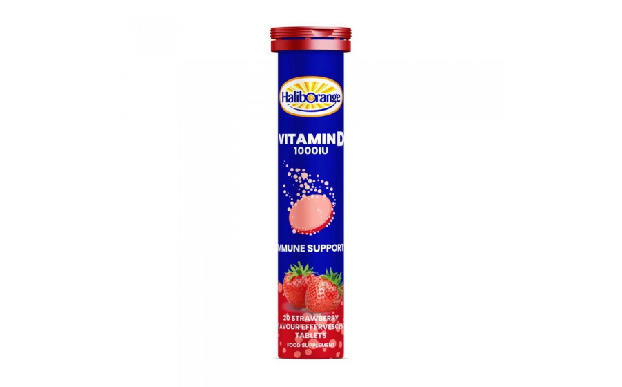 Vitamin D 1000 IU (20 tabs, strawberry)