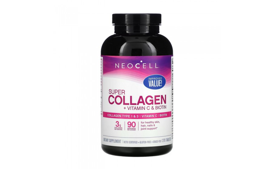 Super Collagen + Vitamin C & Biotin (270 tabs)