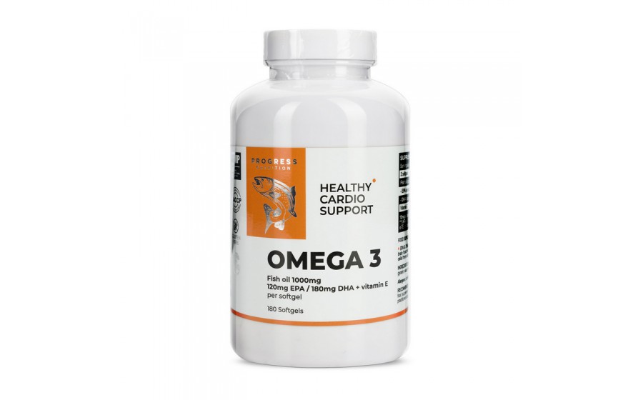 Omega 3 + Vitamin E (180 softgels)