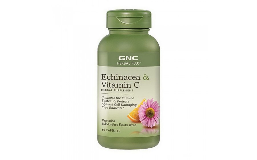 Echinacea Plus Vitamin C (60 caps)